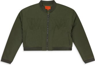 Who Decides War by Ev Bravado GREEN CUTOUT BOMBER