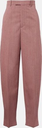 Bottega Veneta Wool and linen-blend tapered pants