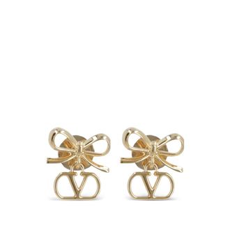 Valentino Garavani Vlogo Signature Metal Earrings