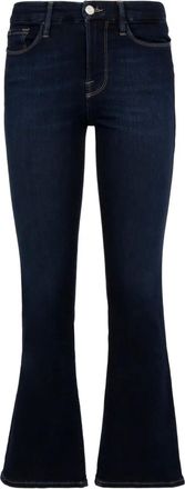 Frame Denim Jeans crop svasati - Blu