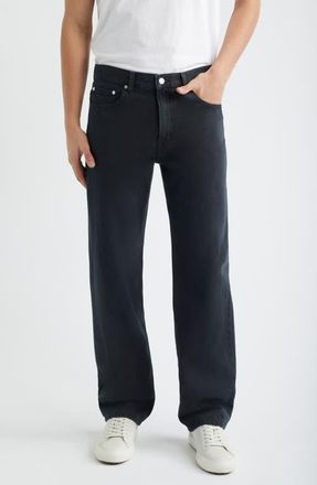 Frame Denim Relaxed Fit Jeans in Dark Navy at Nordstrom, Size 33