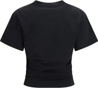 Balenciaga Womens Black Cotton T-Shirt