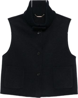 Seventy Vests - Dames - Bodywarmers - Blauw - L - Jassen