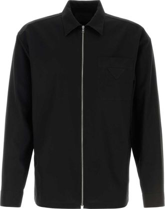 Prada Black Regular Logo Shirt
