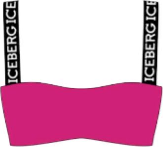 Iceberg Elegant Sport Badpak Top - Dames - Bikinis - Roze - S - Polyester - Badmode