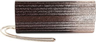 Jimmy Choo London Sweetie Degrade Glitter Acrylic Clutch