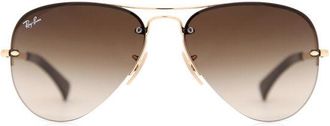 Ray-Ban RB3449 Highstreet 001/13 Mens Sunglasses Gold Size 59