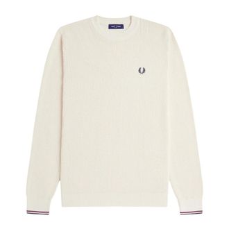 Fred Perry Hombre, Jerseys, Beige, Talla: L