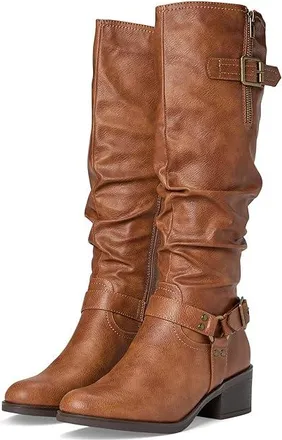 White Mountain Cushion Womens Boots Dark Natural/Smooth : 6.5 3E - Extra Extra Wide, Textile