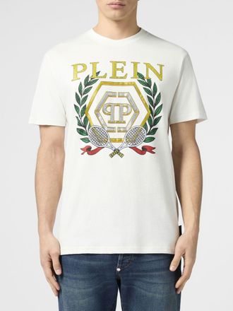 Philipp Plein T-shirt in cotone PP con strass