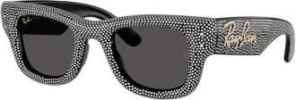 Ray-Ban RB4940BP Wayfarer Puffer 686587 Mens Sunglasses Black Size 47