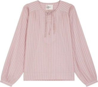 Leon & Harper Gestreepte blouse, ronde hals, lange mouwen, CEM