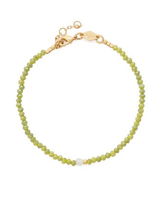 Anni Lu Cosmic Cactus beaded bracelet - women - 18kt Gold Plated Brass - One Size