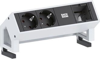 Bachmann Desk2 Steckdosenleiste, 2xdosen(cee7) Mit Zuleitung Gst18