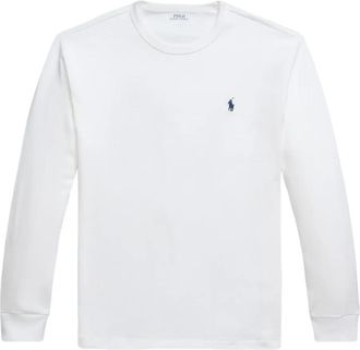 Polo Ralph Lauren T-shirt girocollo a maniche lunghe - Bianco