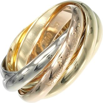 Cartier Yellow Gold (18K) Pink Gold (18K) White Gold (18K) Band Ring (Pre-Owned)