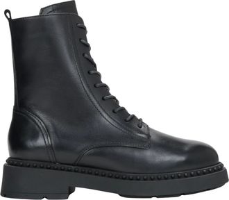 Estro & Luminara Chunky veterboots - Dames - Schoenen - Zwart - Maat: 36 EU Zijde