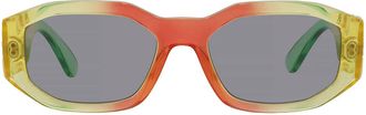 Versace Grey Geometric Mens Sunglasses VE4361 5530/1 53