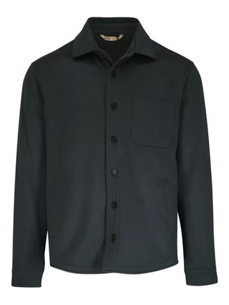 Maurizio Baldassari button-fastening pocket shirt jacket - Green