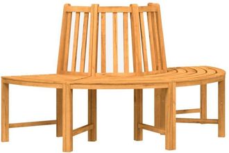 vidaXL Banco De &Aacute;rbol Semicircular Madera Maciza De Teca &Oslash;160 Cm Vidaxl