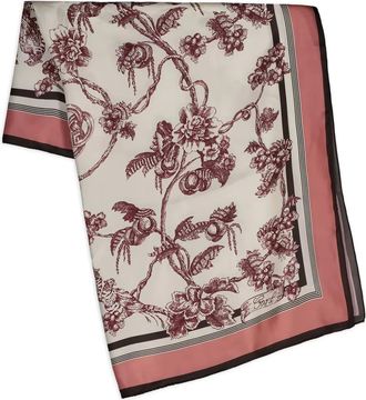 GANT Sjaal met bloemenprint - Beige