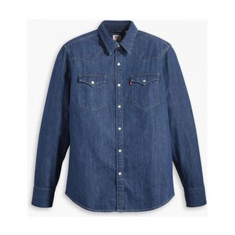 Levi's Denim Overhemden - Heren - Spijkeroverhemden - Blauw - M - Denim - Overhemden