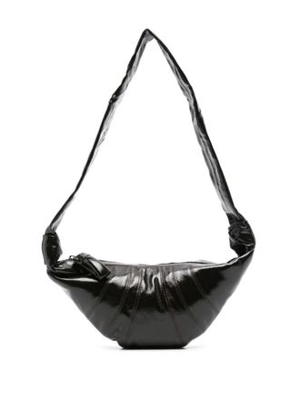 Christophe Lemaire small Croissant shoulder bag - Brown