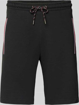 Christian Berg Shorts mit elastischem Bund in Black, Gr&ouml;&szlig;e 3XL