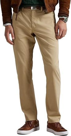 Polo Ralph Lauren Classic Fit Performance Twill Pants Mens Casual Pants Classic Khaki : 40 32, Cotton/Elastane/Polyester