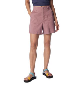 Columbia Womens Calico Basin Cotton Short Hiking, Fig, 10