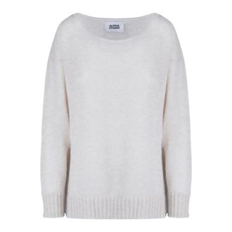 Alpha Studio Trui met ronde hals - Dames - Truien - Beige - Maat: L