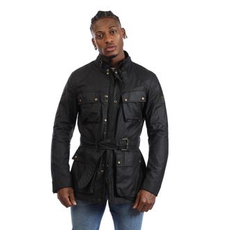 Belstaff Mens Grenadier Trailmaster Jacket in Black Cotton - Size X-Small