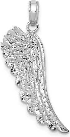 Diamond2Deal 14K Gold Angel Wing Pendant