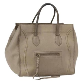 Celine Pre-owned Handbags, female, Beige, Size: ONE SIZE Pre-owned Vintage Handbag