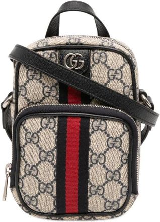 Gucci Pre-owned Cross Body Bags, female, Brown, Size: ONE SIZE Pre-owned Mini Backpack