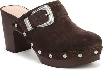 Veronica Beard Larken Clog in Espresso Suede at Nordstrom, Size 9.5