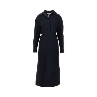 Victoria Beckham Cady midi shirt dress Woman 10