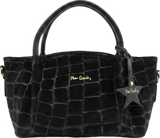 Pierre Cardin Handbags - Dames - Handtassen - Zwart - ONE Size - Leer - Tassen
