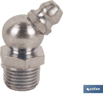 cofan Acoplamiento De Grasa Cofan 6/75 &Aacute;ngulo 45 Grados 100 Unidades