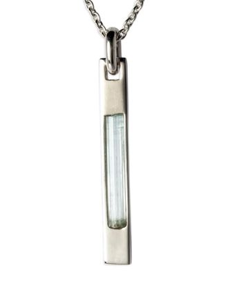 Parts Of Four sterling silver Talisman aquamarine necklace