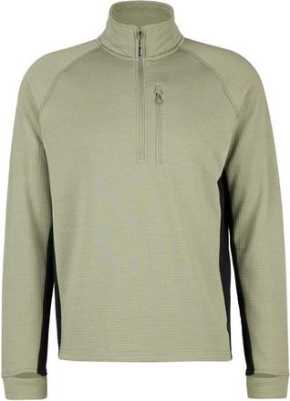 Stoic MerinoWaffleFleece320 NorrdalSt. Half Zip Merinopullover für Herren | oliv