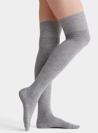Mondor Womens Merino wool Thigh-High Socks