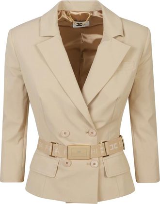Elisabetta Franchi Mujer, Chaquetas, Marr&oacute;n, Talla: S