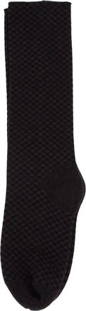 Haider Ackermann knit checked socks - Nero