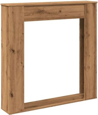 vidaXL Fireplace Surround Artisan Oak 100x20x100 cm Engineered Wood Vidaxl