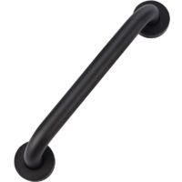 OEM Barra De Apoyo Para Ba&ntilde;o, 30 Cm, Color Negro, Acabado En Aceite, Para Ba&ntilde;era, Inodoro, Dormitorio, Ducha, Montaje En Pared Con Tornillos Ocultos - Cre