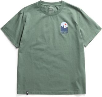 NIKIN TreeShirt Wanderlust Relaxed Exclusive T-Shirt f&uuml;r Damen | gr&uuml;n/oliv