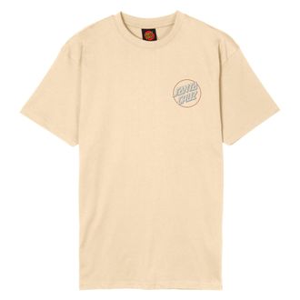 Santa Cruz T-Shirt SANTA CRUZ WOOTEN DUO T-SHIRT, Herren, Gr. M, gelb (vanilla), Obermaterial: 100% Baumwolle, Shirts T-Shirt