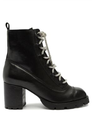 Schutz Womens Kaile Mid Glam Booties In Black