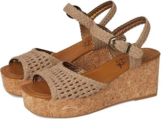 Blowfish Aric Womens Sandals Oak Tan Faux Suede : 7.5 M, Synthetic